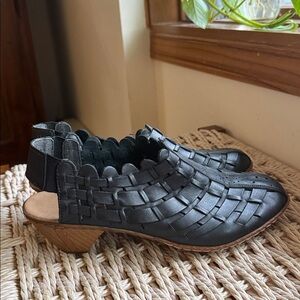 RIEKER antistress sling back mules